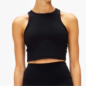 Spiritual Gangster. Women's Black Sleeveless Crop Top